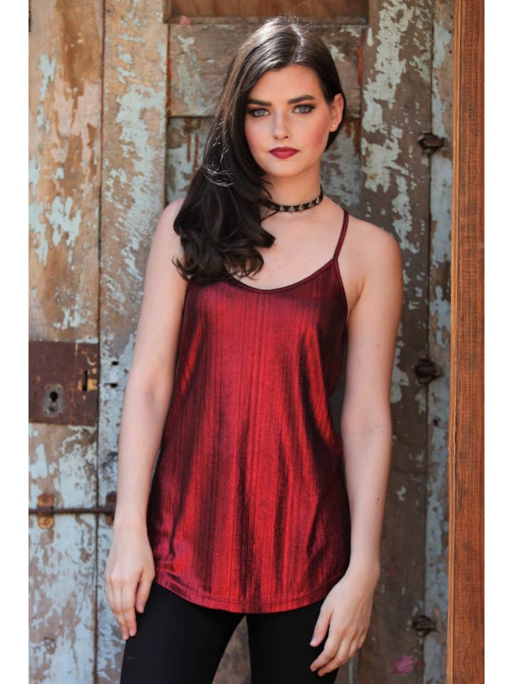 ANGIE - Wholesale Tanktop - Dames - X2543-METAAL