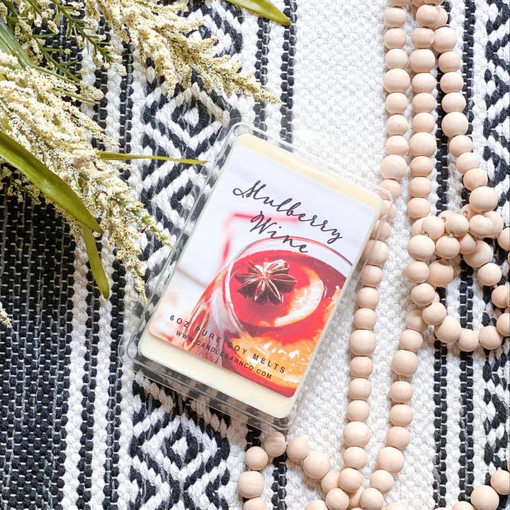 MULBERRY WINE | 6oz Large Melt | 100% Pure Soy for wholesale by Timber Oak Candles