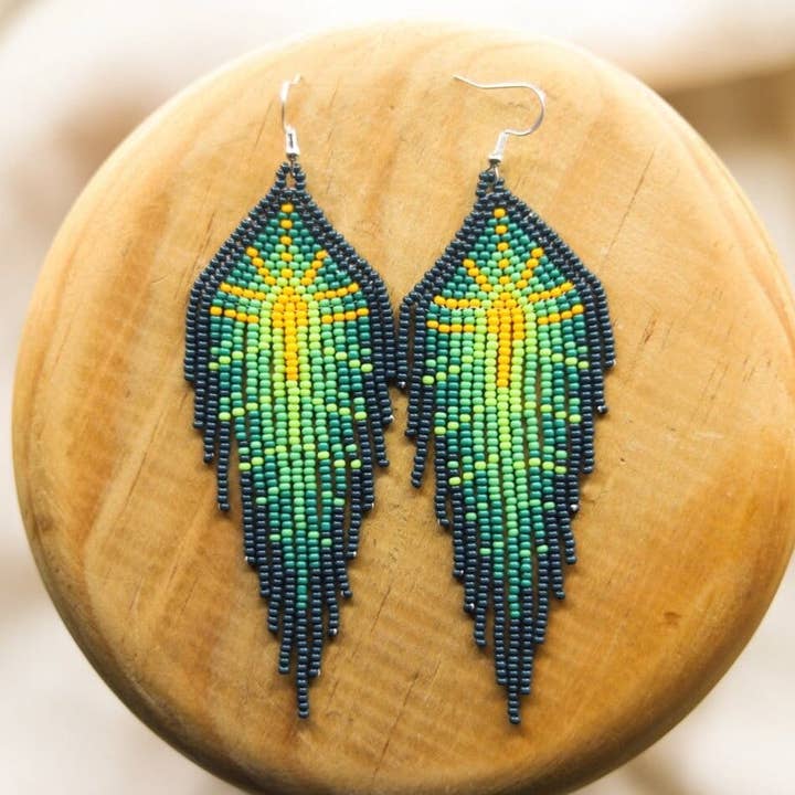 Serenity - Beaded Earrings Inspired by Nature’s Harmony for wholesale by Mother Sierra