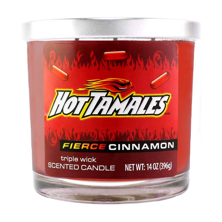Hot Tamales Cinnamon Candles – 14oz Triple Wick - 4ct Case for wholesale by Cannatron