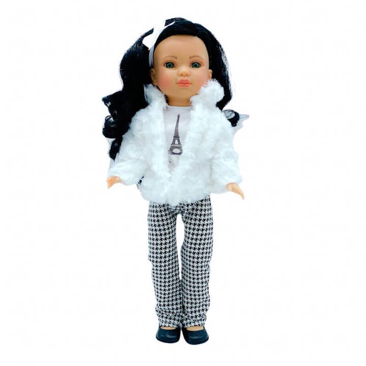 Muñeca de colección y artesanía – Engroshandel Dukke - Børn – Simona dukke 40 cm .100% vinyl med bukser og jakke