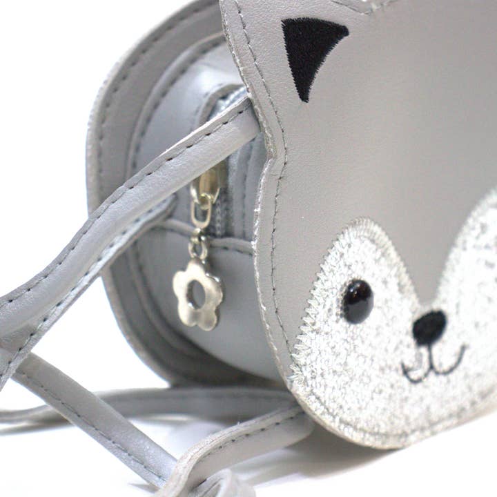 Yuko B - Wholesale Crossbody Bag - Kids - Animal shoulder bag for children - Gaspard Grey