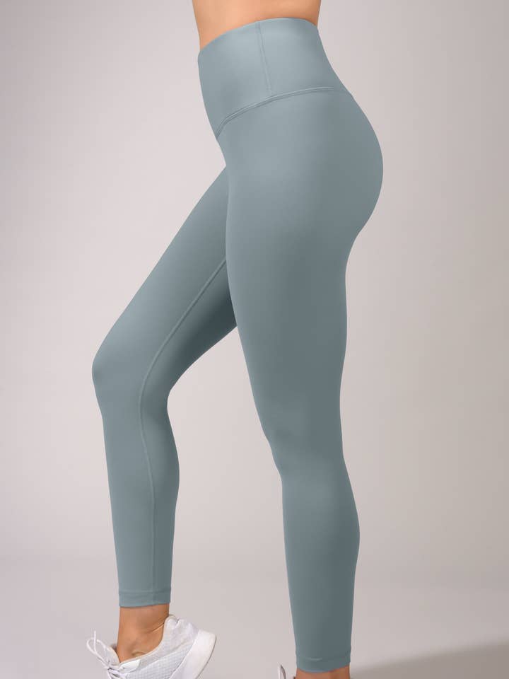 Power Flex High Waist 7/8 Ankle Legging for wholesale by 90 Degree by Reflex & Yogalicious