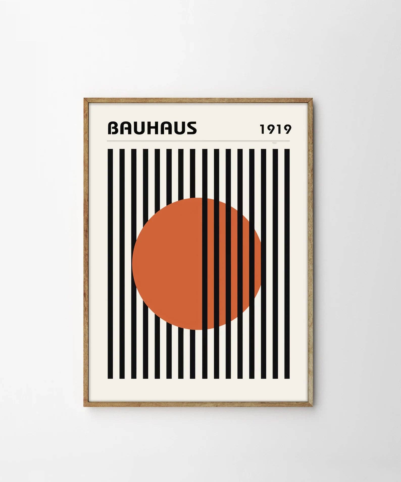 Gustave - Wholesale Art Print - Theo van Doesburg, Bauhaus Orange Circle