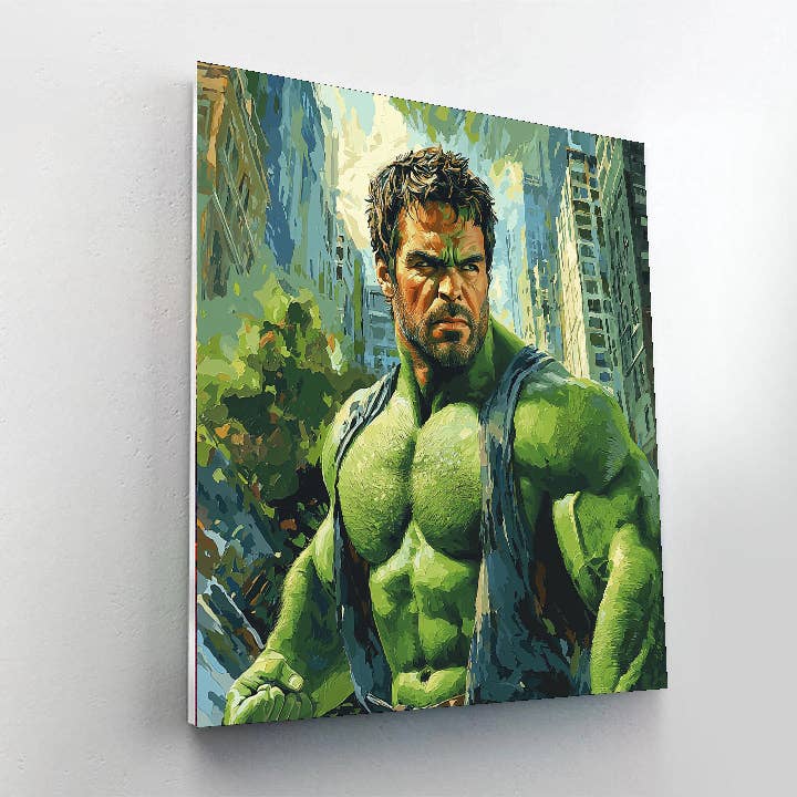 Artistry Rack – Großhandel Bastelset – Mark Ruffalo: Das Herz des Hulk — Bastelset „Malen nach Zahlen“