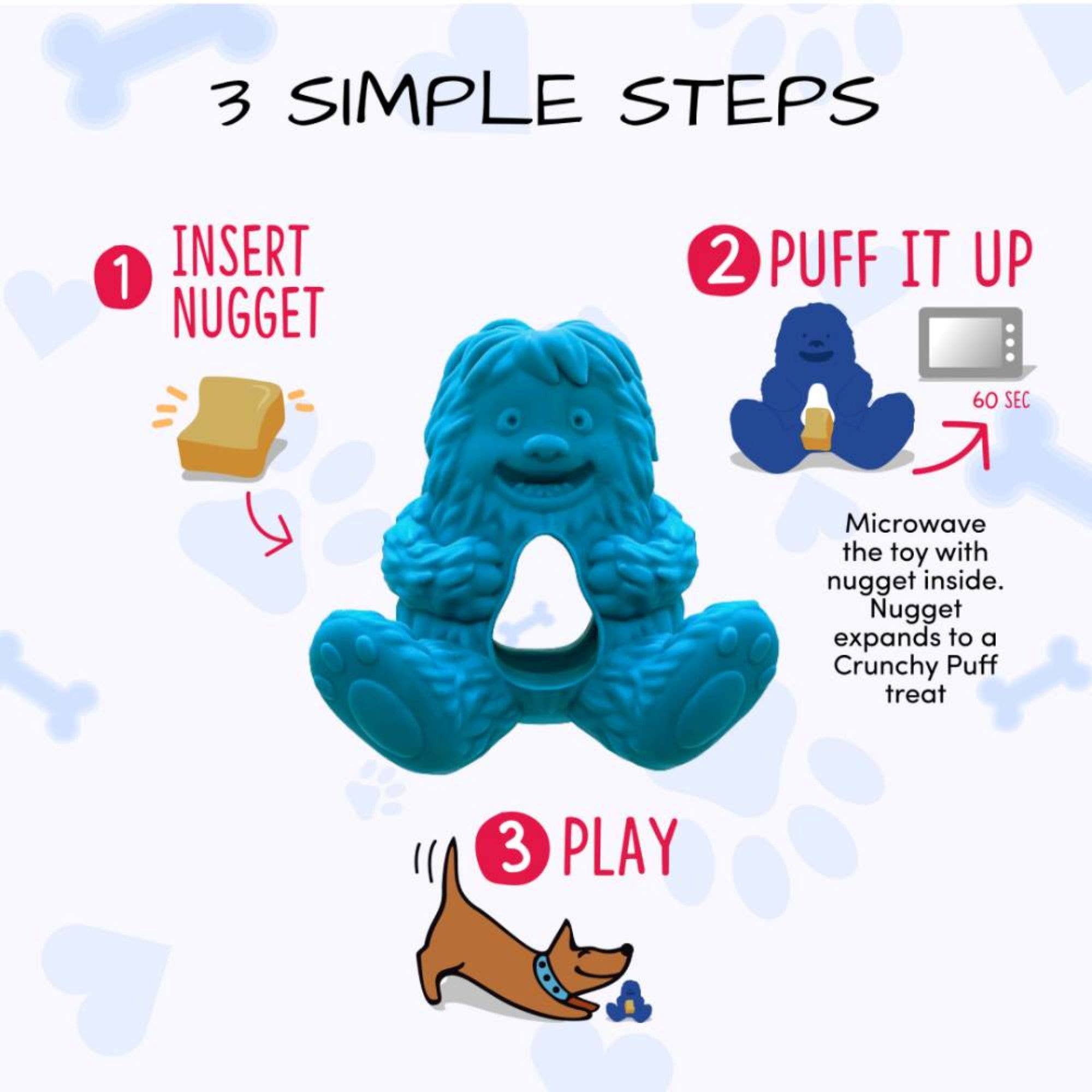 Yeti Dog Chew - Wholesale Pet Chew Toy - Dog - Puff & Play Starter Kit Mixed1