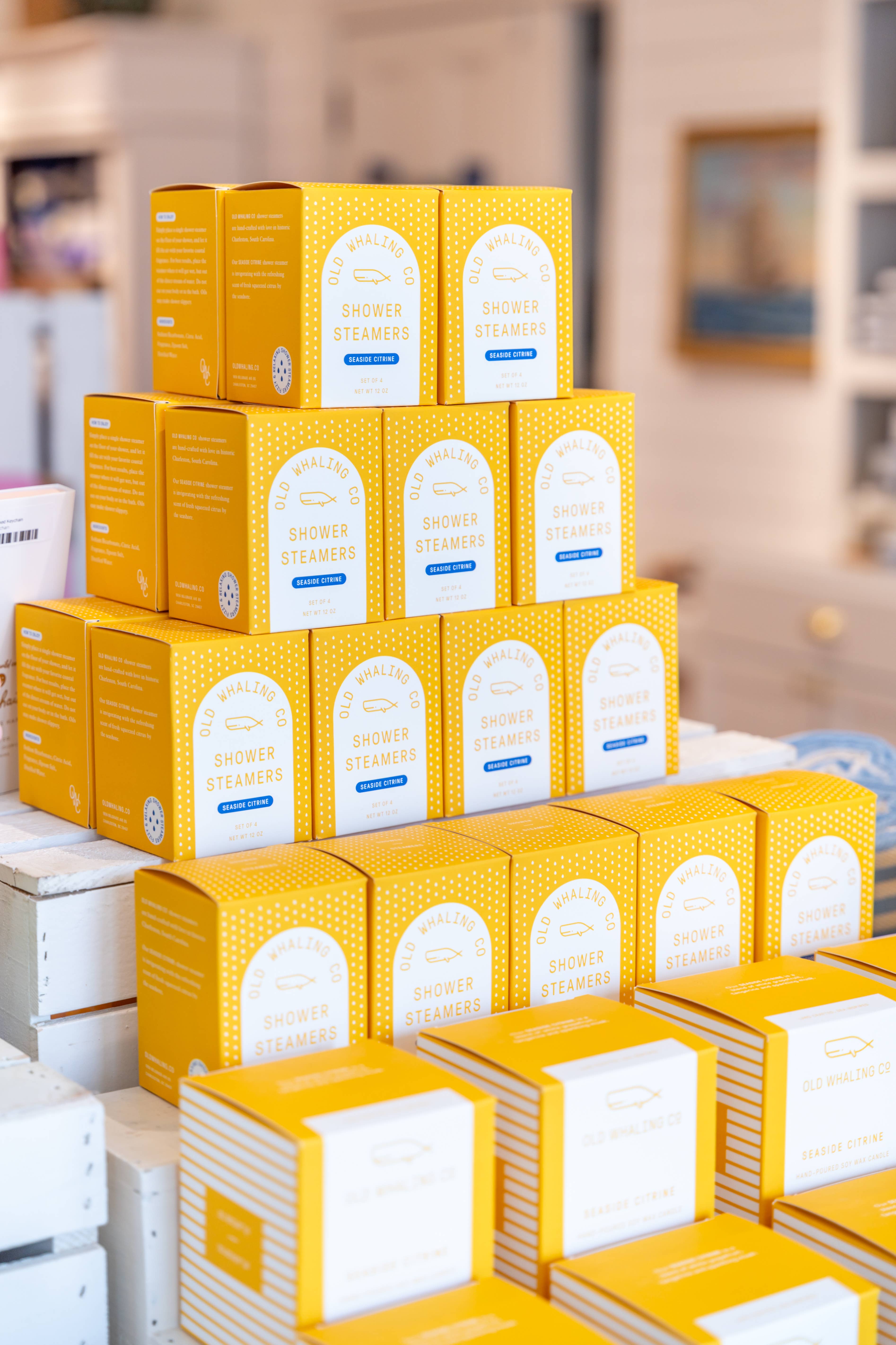 Old Whaling Company - Wholesale Shower Steamer/Bomb - Seaside Citrine® Shower Steamers5