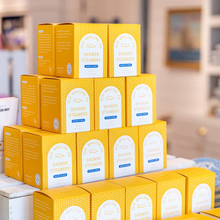 Old Whaling Company - Wholesale Shower Steamer/Bomb - Seaside Citrine® Shower Steamers5