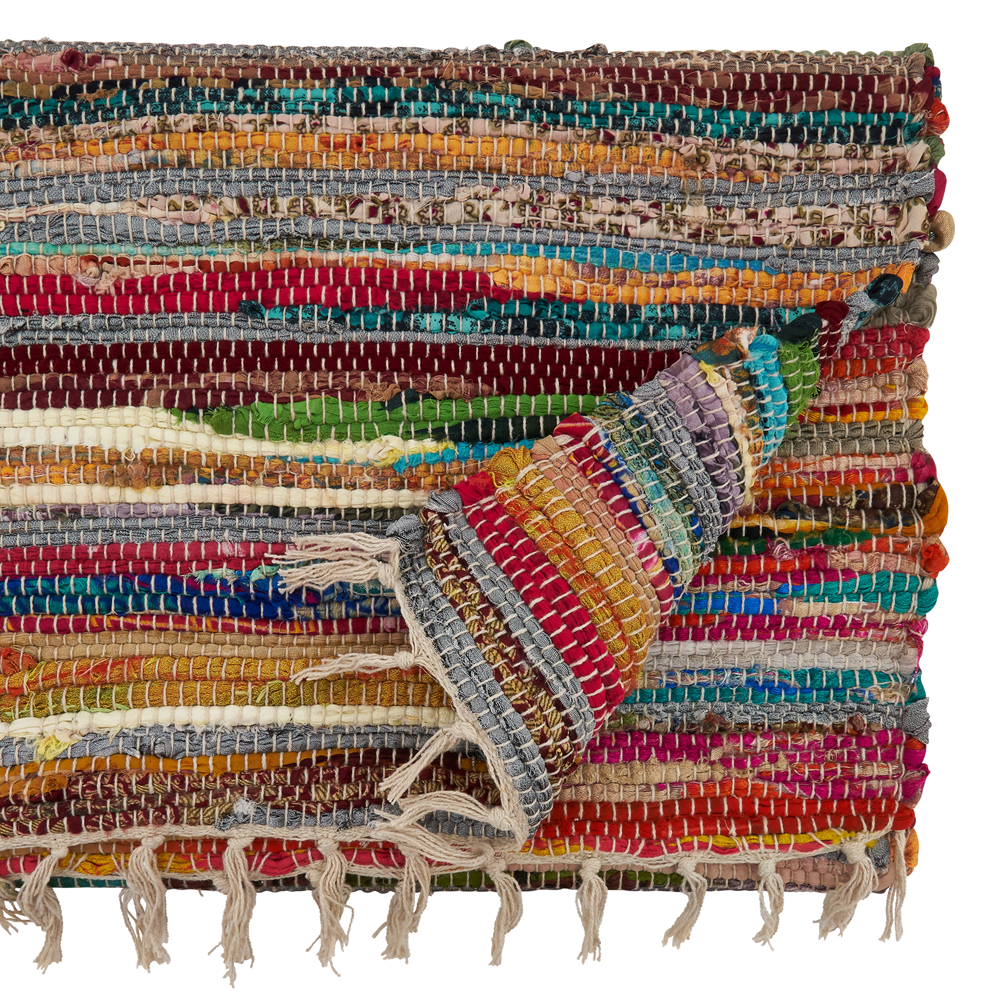 Fennco Styles - Wholesale Table Runner - Woven Chindi 16"x72" Table Runner2