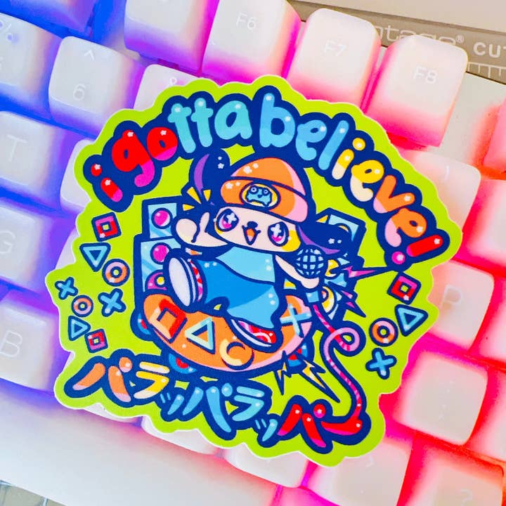 PeachyxNoodle - Wholesale Sticker - Parappa the Rapper Vinyl Sticker