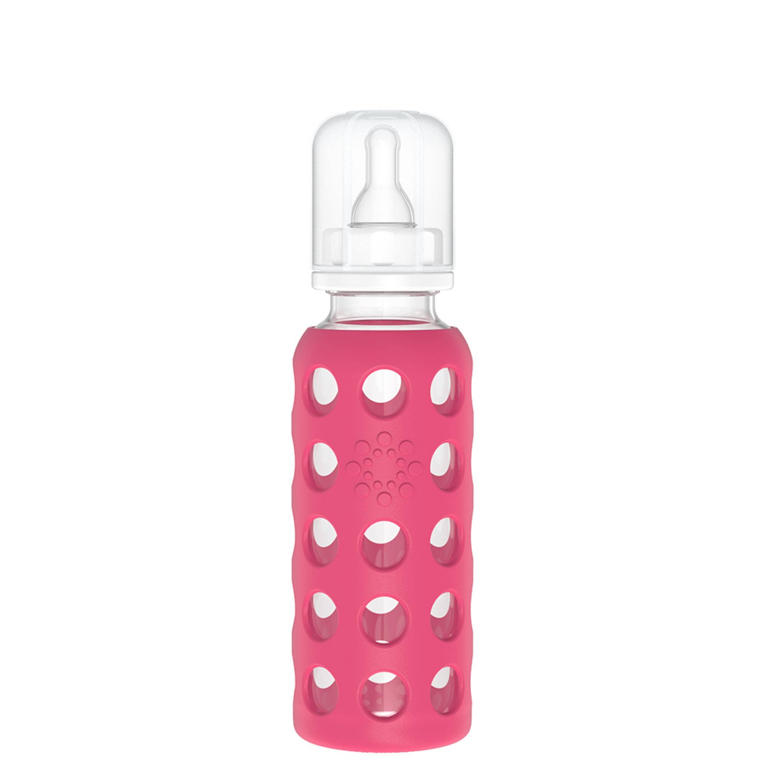 Lifefactory - Wholesale Baby Bottle - 9oz Glass Baby Bottle - Stage 2 Nipple, Stopper, and Cap1