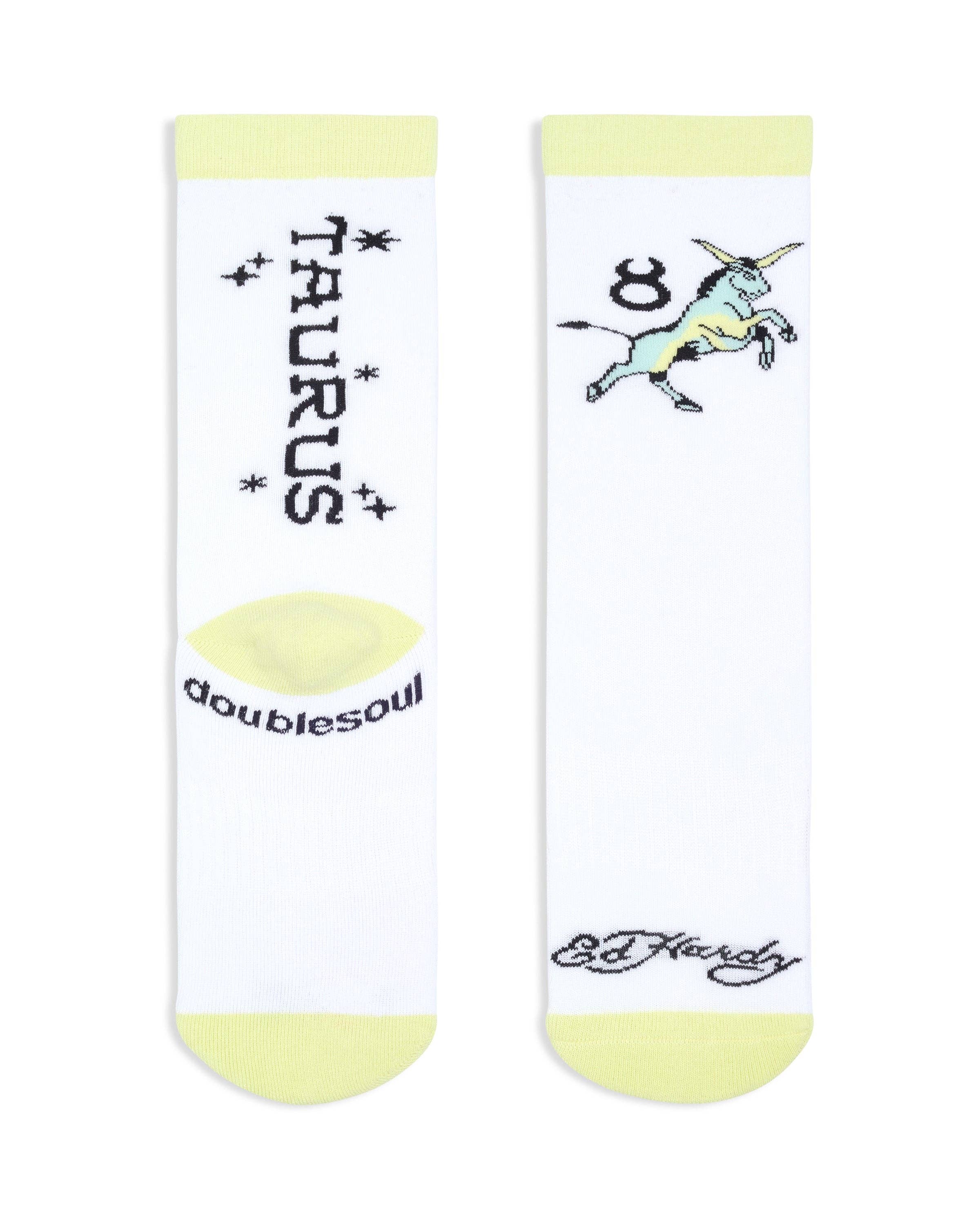 doublesoul - Vente Chaussettes – unisexe - Chaussette haute zodiaque Ed Hardy3