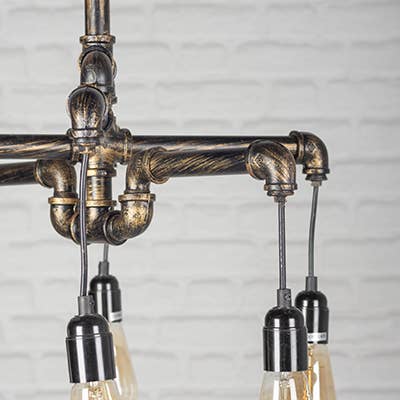 Forpost Trade Inc - Wholesale Chandelier/Hanging Light - Water Pipes Ceiling Light Fixture1