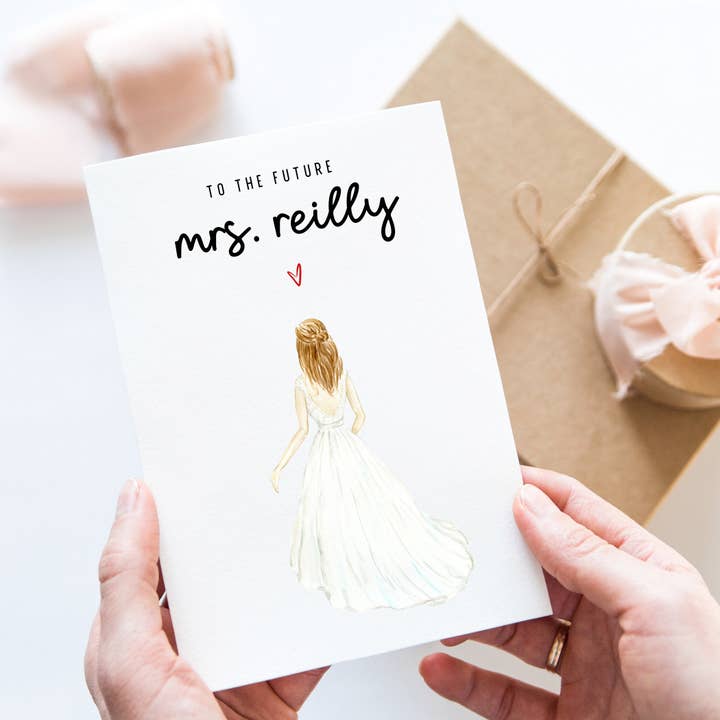 Future Mrs. | Custom Engagement Card for wholesale by TipsyCards