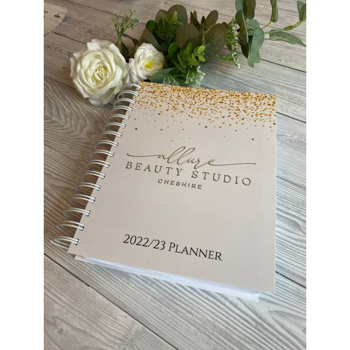 2025 Personalised A5 Business Planner with Custom Logo for wholesale by SR Creative Studio