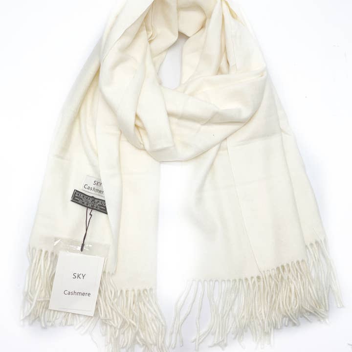 LINETA - Wholesale Scarf - Women's - SKY-88 Very Thick Plain Scarf5