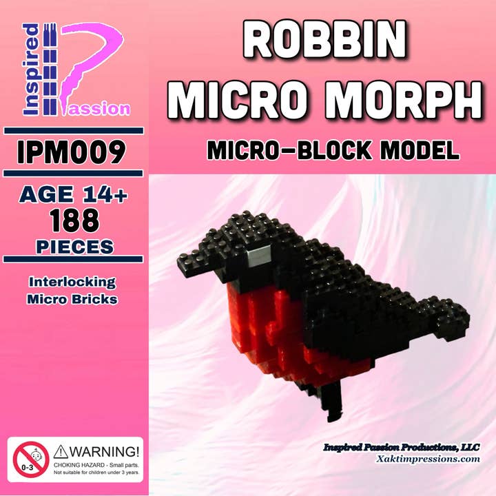 Robbin Micro Morph Mikroblokmodel for engroshandel hos Inspired Passion Productions,LLC