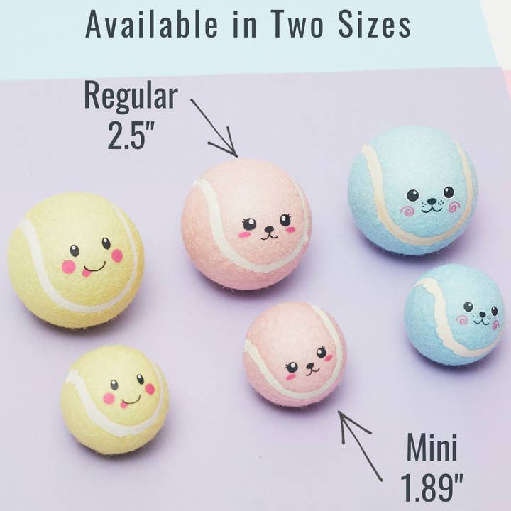 PetLondon – wholesale Pet squeaky toy – Dog – Moji Squeaky Tennis Balls5