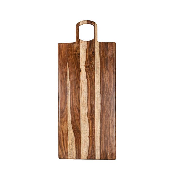 Foreside Home & Garden - Wholesale Serving Tray - Silas 38" Sheesham Wood Board Oversized3