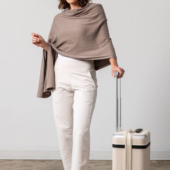 zestt organics - Wholesale Scarf - Women's - Dreamsoft Organic Cotton Travel Scarf Latte2