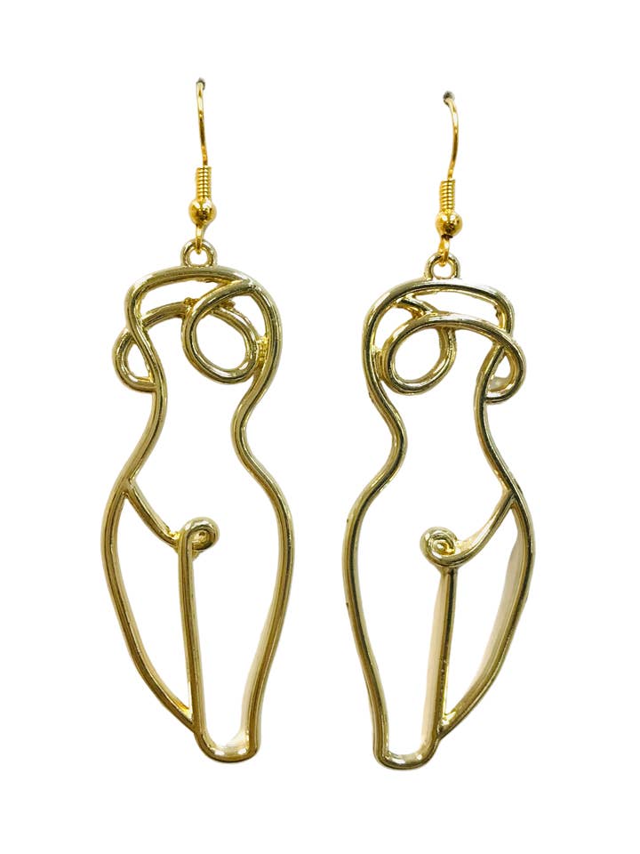 Naked Female Body Earrings for wholesale by SimpleNGreat