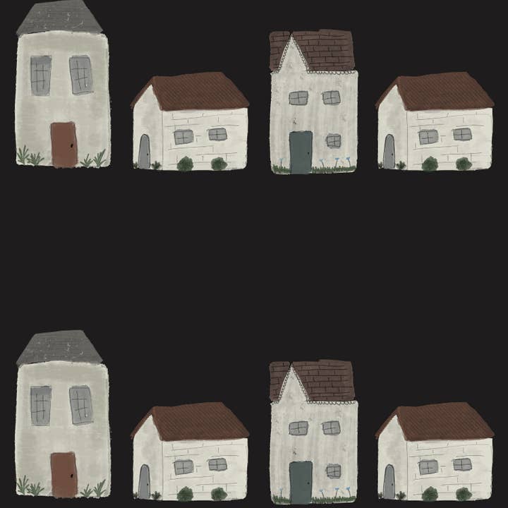 Homey Gift Wrap Wrapping Paper Roll Set of Two for wholesale by Fuzzy Whale Paper Co