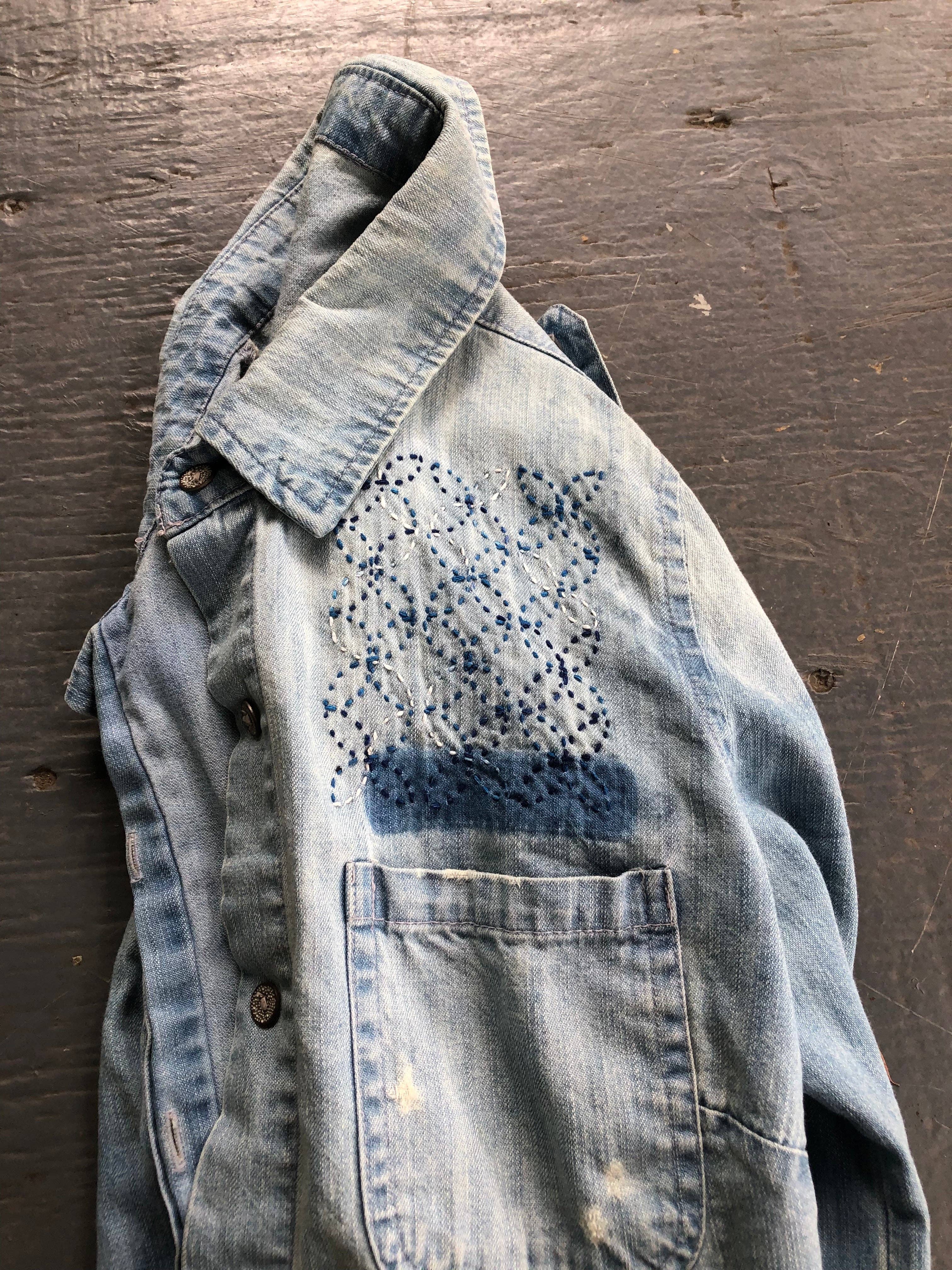 Wrenbirdarts - Wholesale Craft Sewing Kit - Washable Mending Patterns #1 Blue7