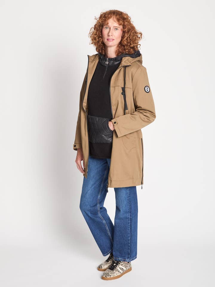 BENIA Trenchcoat Rostfärgad för wholesale av LE OPTION NORD