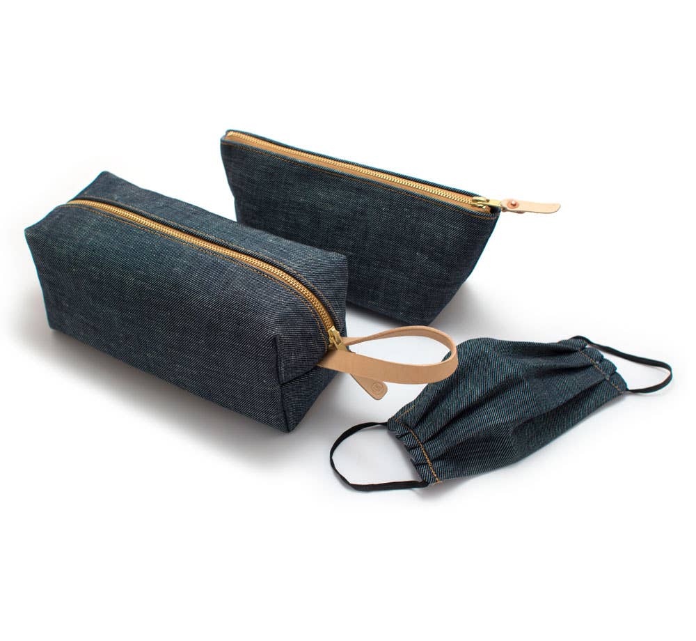 General Knot & Co. - Wholesale Toilettas - Uniseks - Reisset voor Japanse denim6