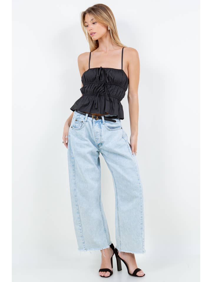 Beige CAMISETA SIN MANGAS DE POPELINA de venta al por mayor en Faire7