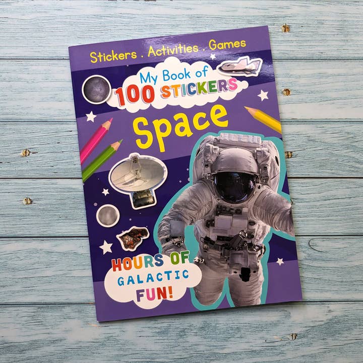 Robert Frederick Ltd - Wholesale Sticker – Child & baby - My Book Of 100 Stickers - Space3