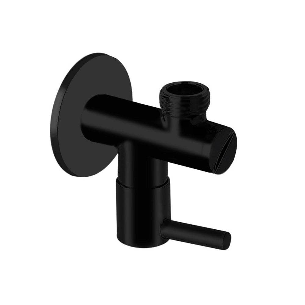 Stilform Handels GmbH - Wholesale Handy Tool - Design angle valve 1/2 inch with 3/8 inch connection in matt black with filter