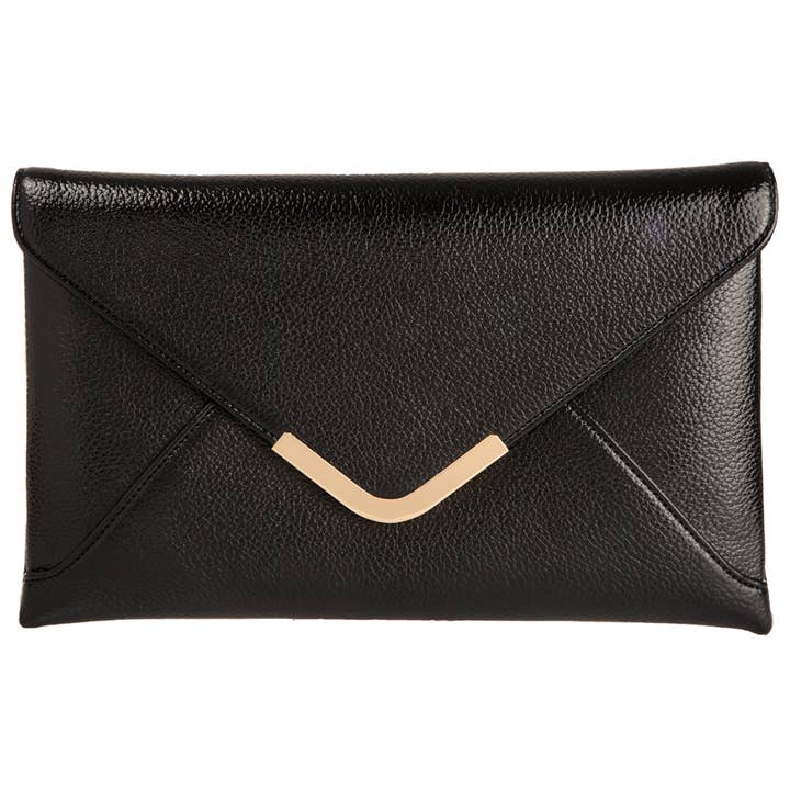 JNBFASHION.COM - Wholesale Clutch Bag - Women's - Faux Leather Envelope Clutch Purse