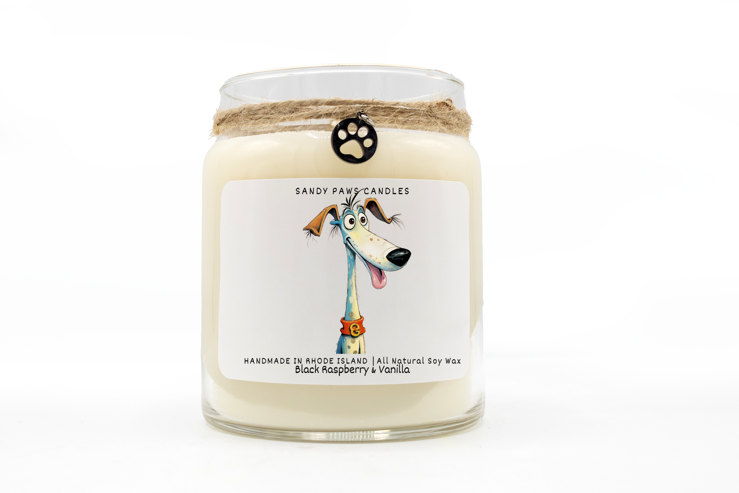 Sandy Paws Candles - Wholesale Jar/Filled Candle - Quirky Dogs - Soy Wax Candles30