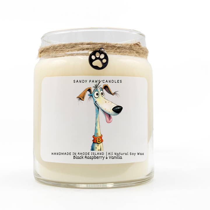Sandy Paws Candles - Wholesale Jar/Filled Candle - Quirky Dogs - Soy Wax Candles30