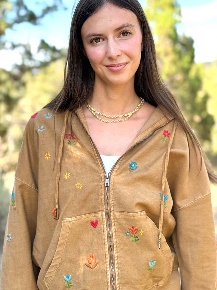 Hoodie Patch de Fleurs pour la vente par Billy T