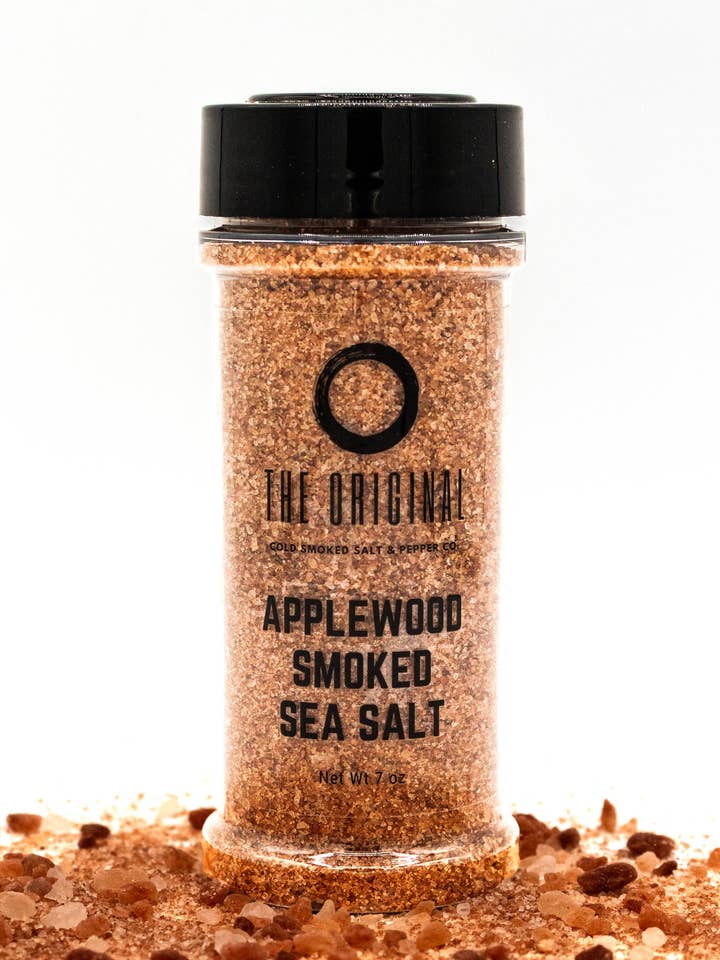 Äpplewood Rökt Havssalt för wholesale av The Original Cold Smoked Salt and Pepper Co.