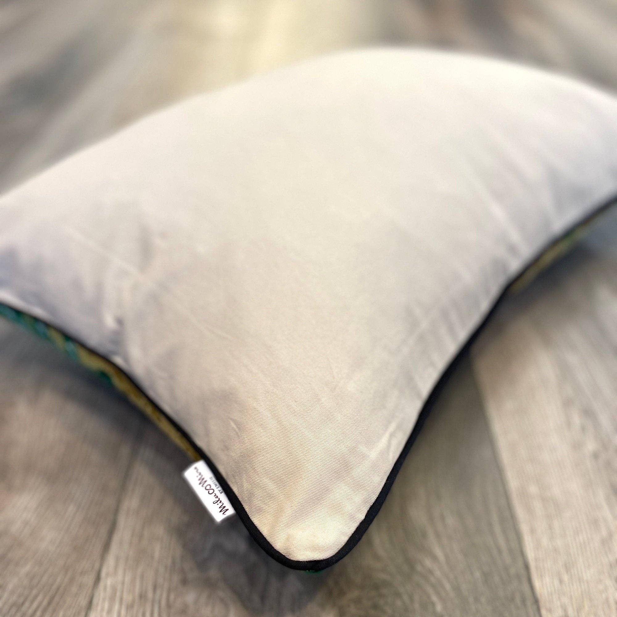 Mila∞Miro by Emelie - Wholesale Throw Pillow Cover - Velvet Ikat Cushion Cheetah | Velvet Ikat Pillow Cheetah4