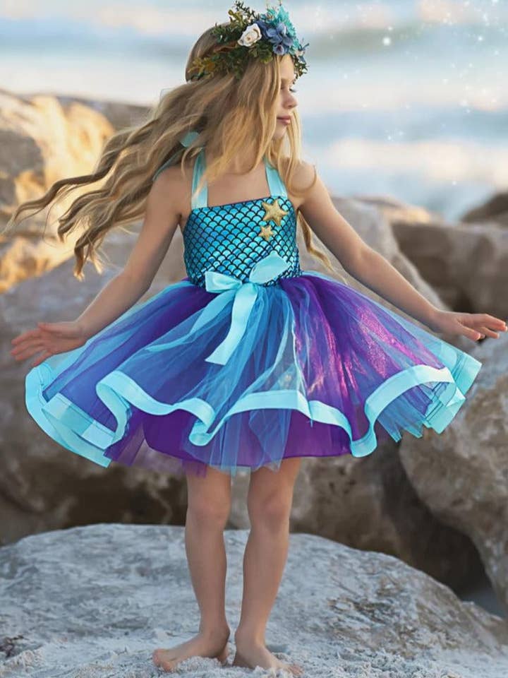 Mermaid Dazzle Tutu Dress for wholesale by Mia Belle Girls • Wholesale