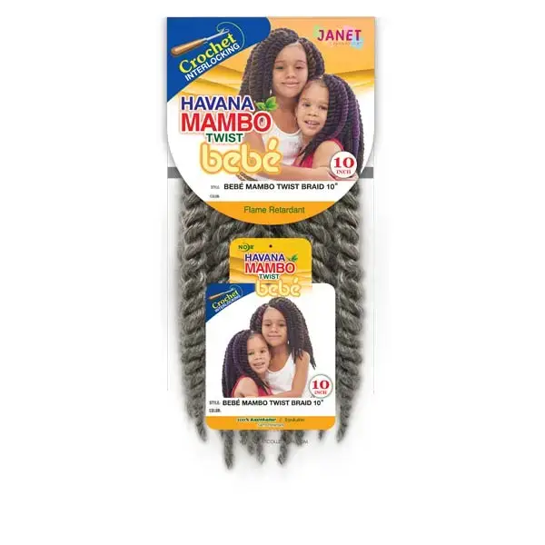 Esha Girl - Vendita all'ingrosso Extension per capelli - BEBE MAMBO TWIST BRAID 10"-D.BLU1