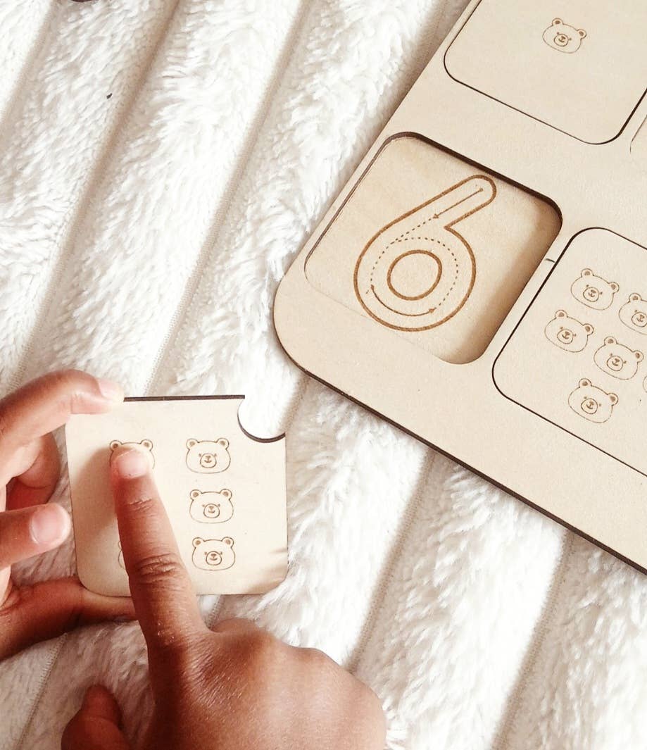 Playwood&Cie - Wholesale Wood Toy - Kids - Educational Wooden Game Numbers & Quantities4