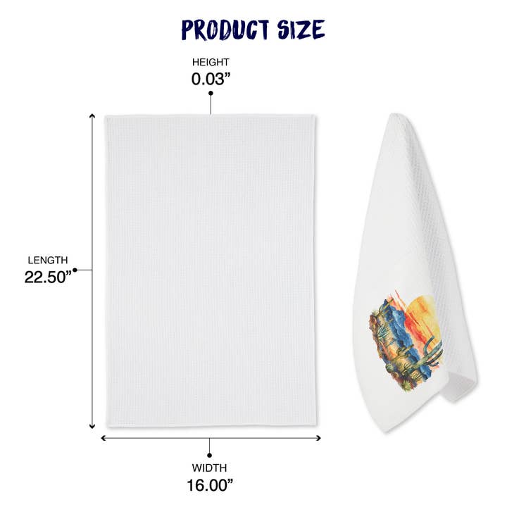 MakerFlo - Wholesale Tea Towel - Makerflo Kitchen Towel, Ideal for DIY Crafts - Sublimation