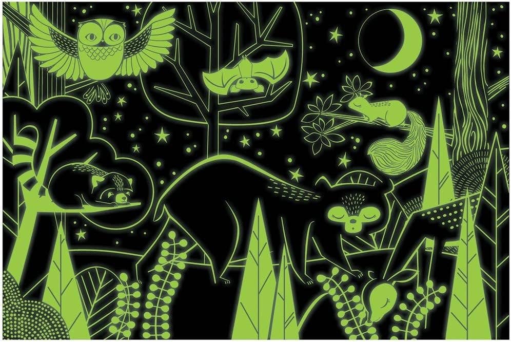 Chronicle Books - Wholesale Puzzle - Kids - In The Forest Glow In The Dark Puzzle2