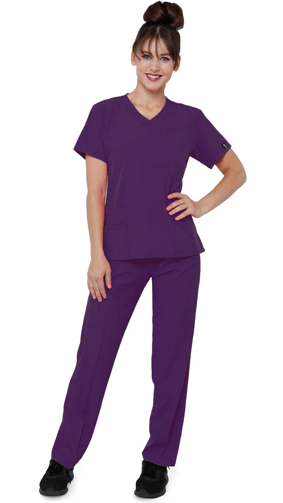 Dress A Med – wholesale Healthcare uniform – Women's – Women's 4-Way Extreme Stretch Uniform Set - Style ST1006