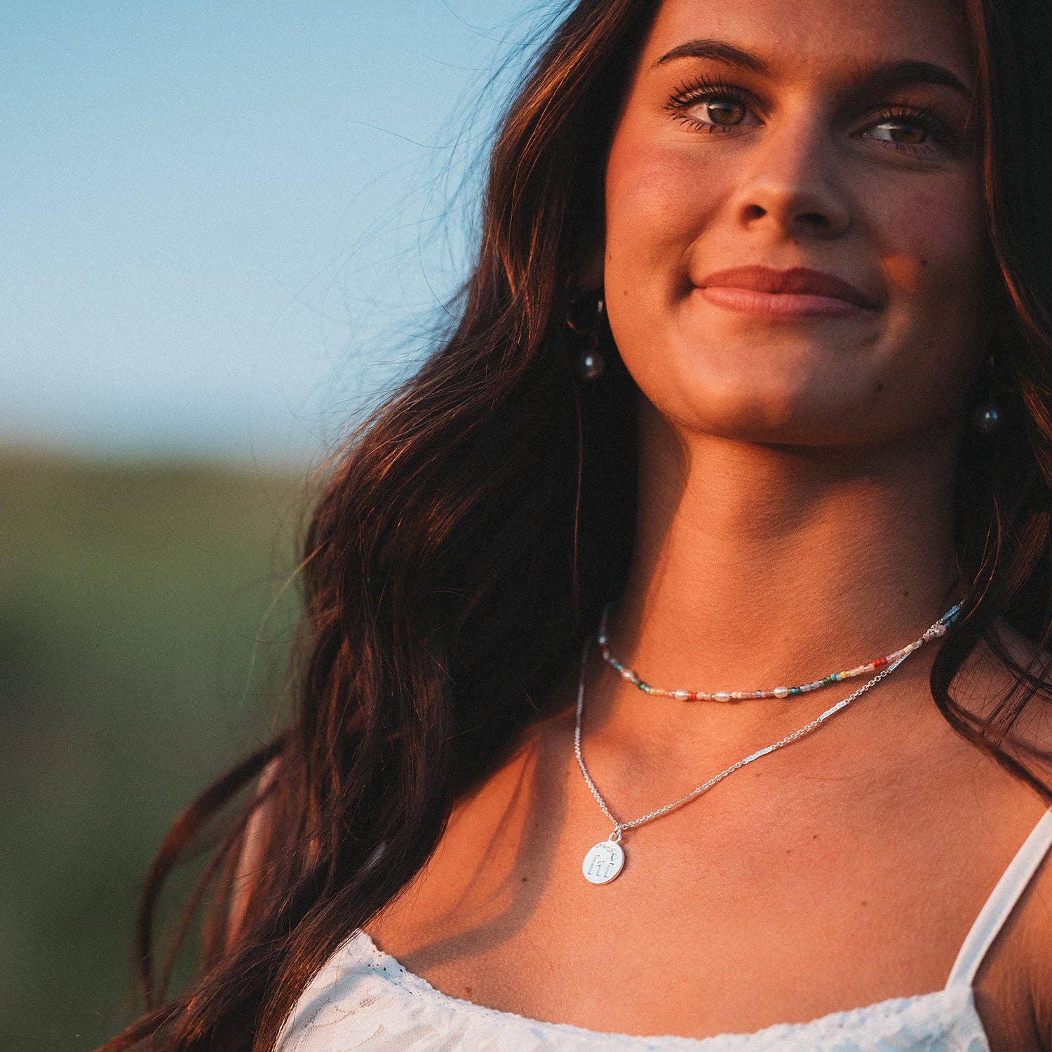 K'lani hair tie bracelets - Wholesale Jewelry - Men's - "Aloha" Hawaii Silver Charm Necklaces-new1