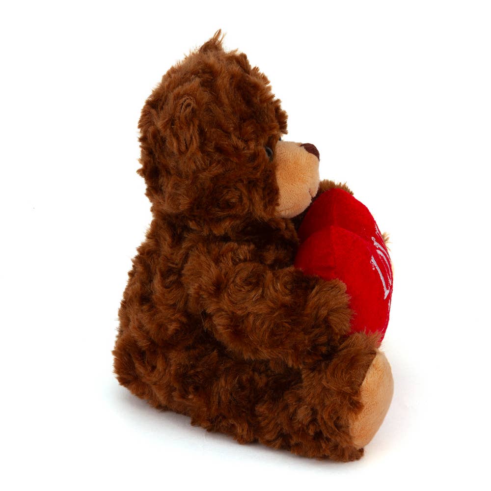 Plushland – Engroshandel Plyslegetøj - Børn og baby – 15 cm & 23 cm Valentine Teddybjørn | Bjørn med "Be Mine" Hjerte13