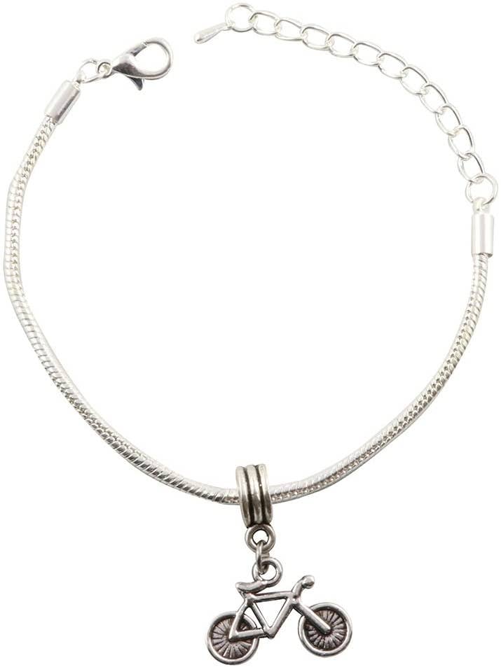 Braccialetto con ciondolo a forma di serpente per bicicletta Emerald per la vendita all'ingrosso da parte di Dave The Bunny