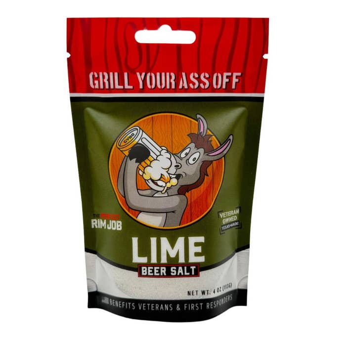 Grill Your Ass Off - Spices, Rubs, Seasonings, Sauces, Jerky – Engroshandel Salt – Lime Øl Salt - Drikke, Cocktail Mixer, Indenlandsk, Import