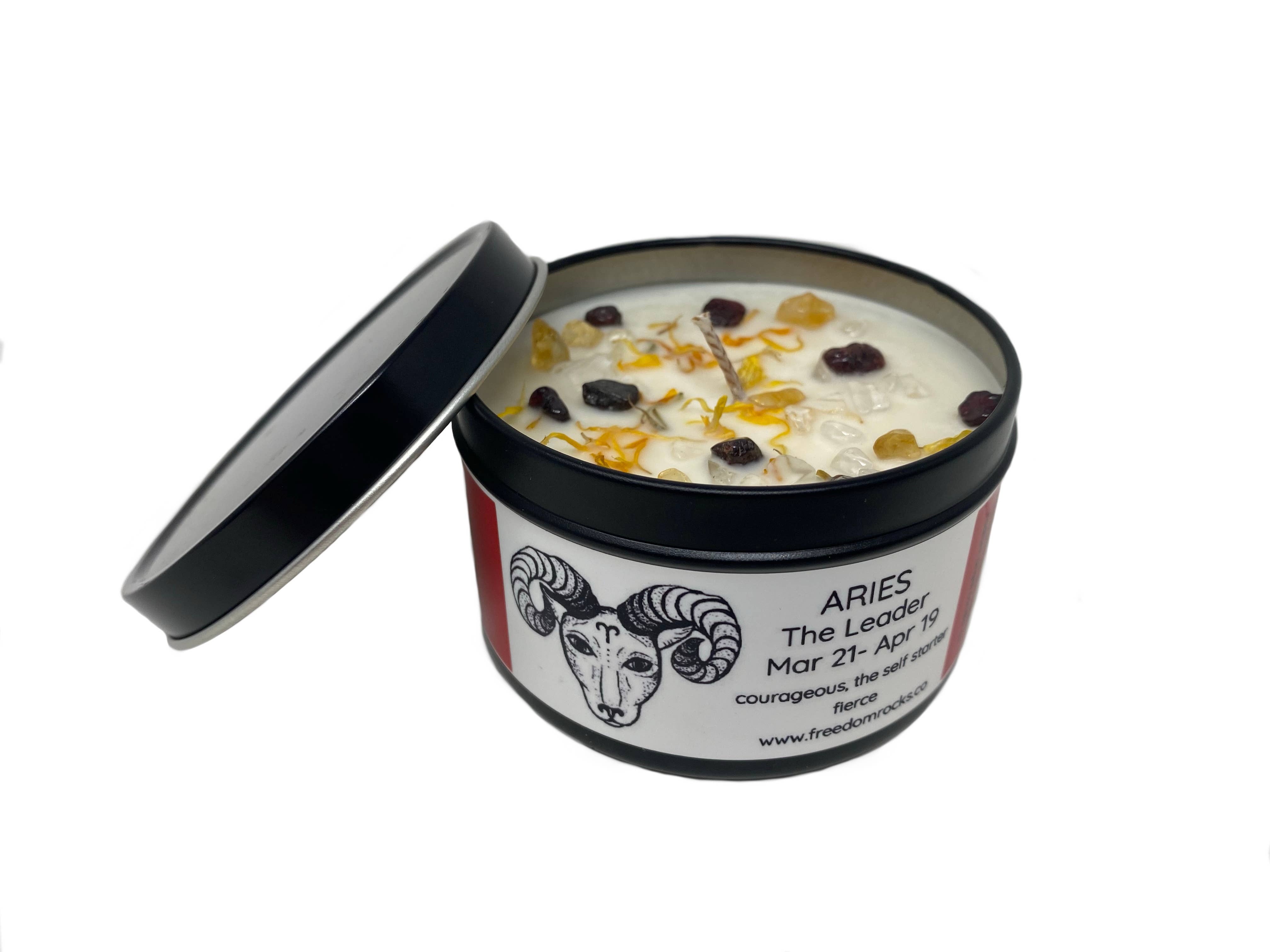 Freedom Rocks - Wholesale Travel Candles - Freedom Rocks Astrology Candles  - Crystal Infused0