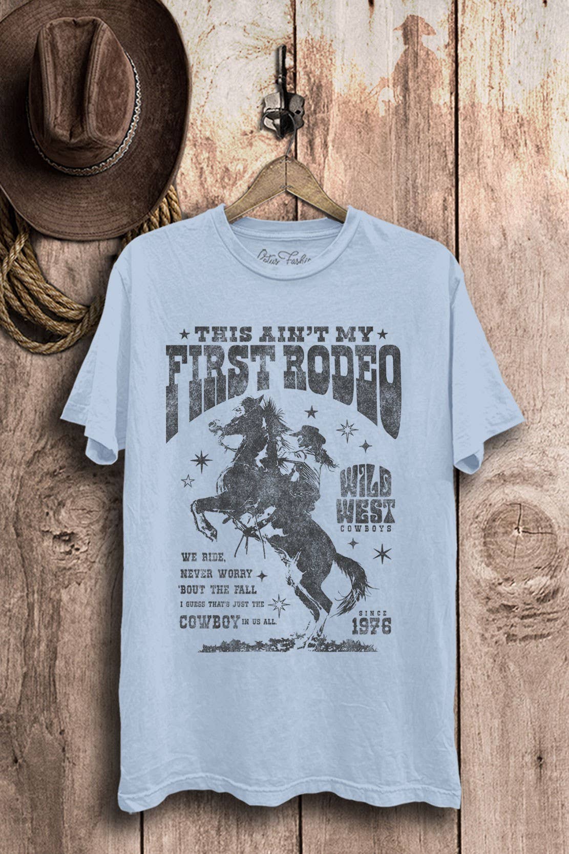 Lotus Fashion Collection - Wholesale Screen Printed T-Shirt - Women's - This Aint My First Rodeo Graphic Top3